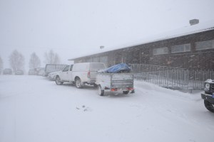 Fullstappet bil og tilhenger