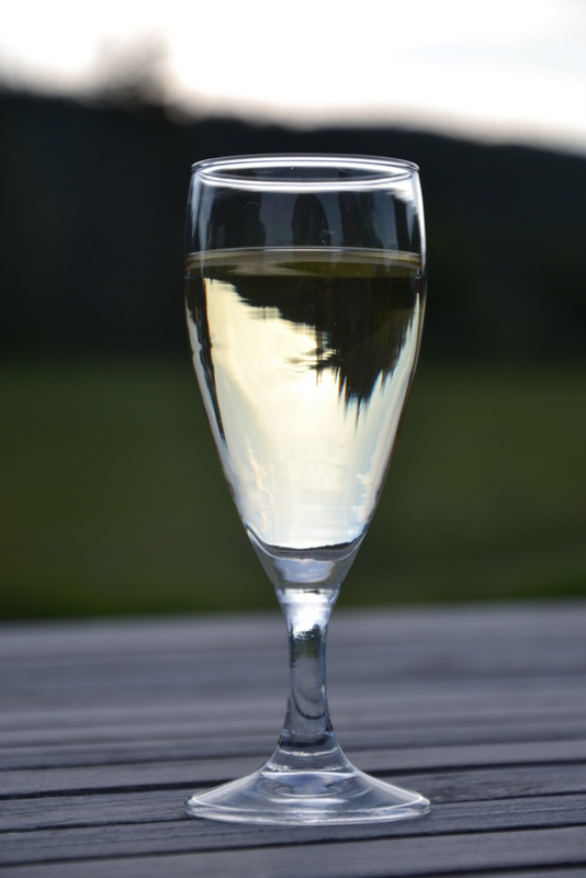 Leskende i sommerkvelden