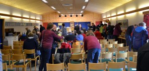 Folk er i ferd med å komme seg på plass