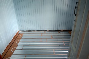 På pikerommet er rørene kommet på plass