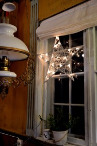 Litt stemning må vi ha i form av litt koselig ekstralys i stjerne