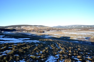 Tynsetbygda sett fra Storeggen